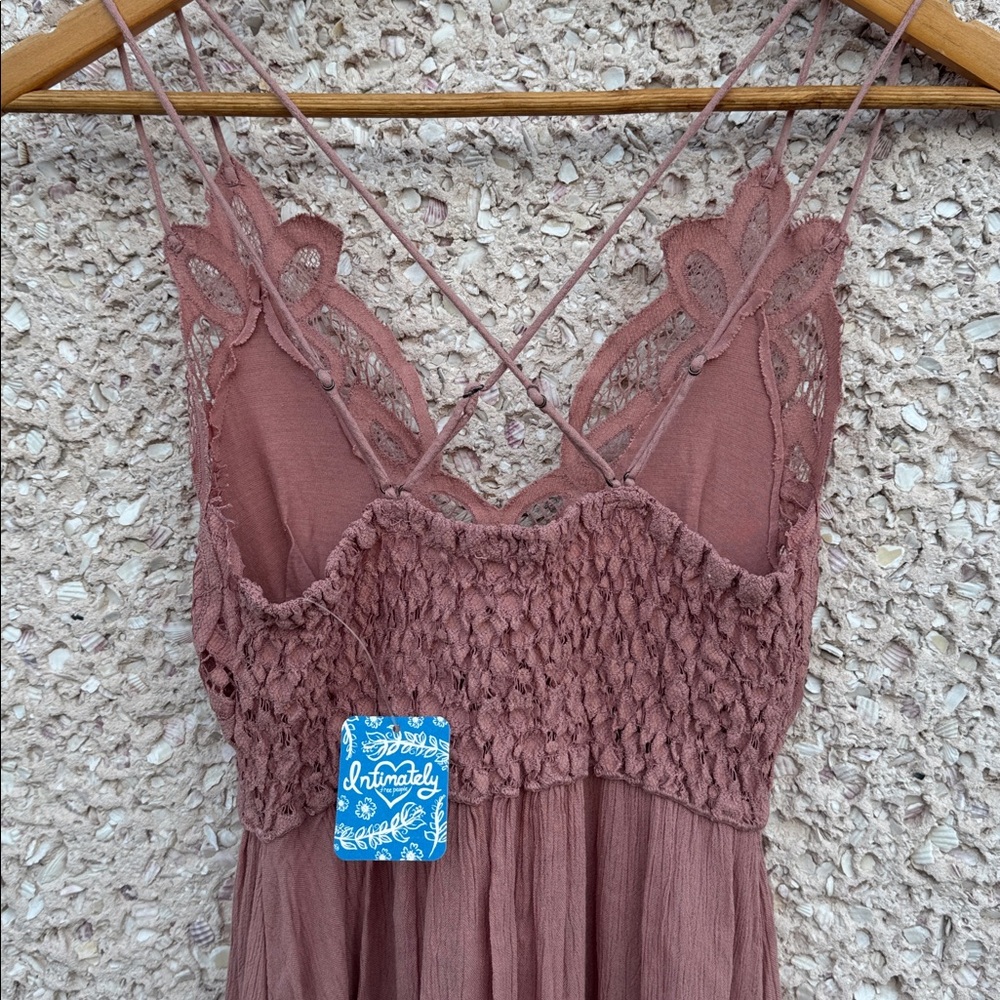 ❣️HOST PICK❣️ Free People Adella Slip Dress in Dusty Rose NWT - Picture 10 of 12
